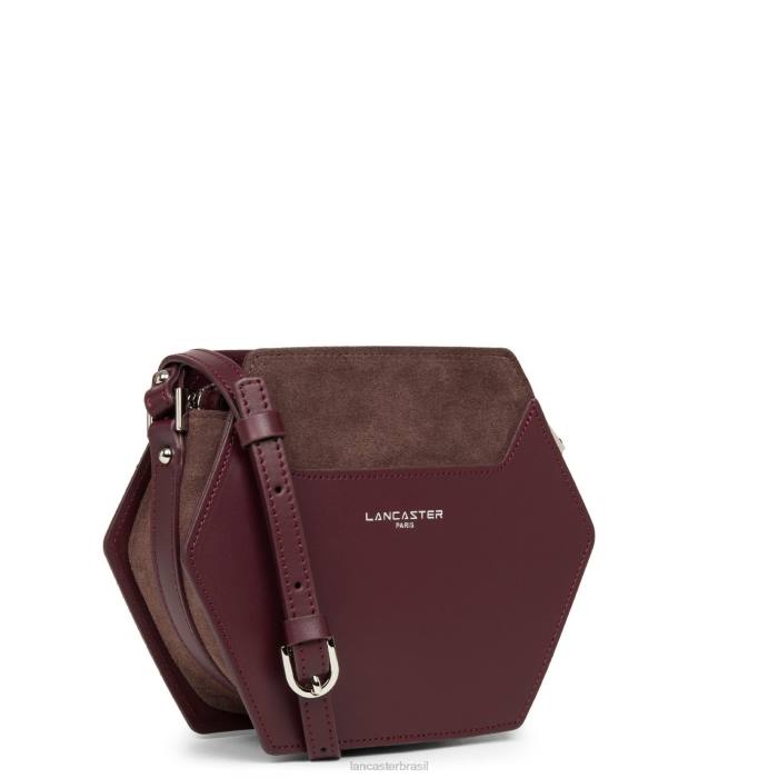 mulheres Lancaster Paris derramar bolsa crossbody pequena lisa ruche RBF42195