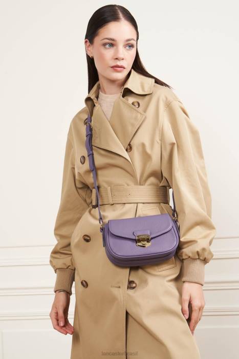 mulheres Lancaster Paris fonte malva bolsa crossbody pequena foulonne milano RBF41415