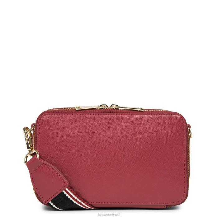 mulheres Lancaster Paris framboise bolsa crossbody assinatura saffiano RBF42074
