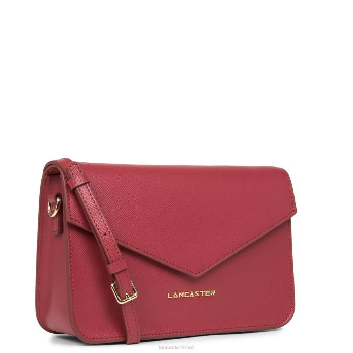 mulheres Lancaster Paris framboise bolsa crossbody assinatura saffiano RBF42126