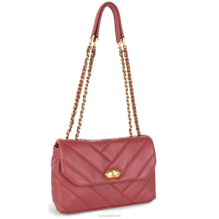 mulheres Lancaster Paris framboise bolsa crossbody m matelassê macio RBF41614