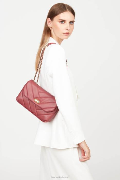 mulheres Lancaster Paris framboise bolsa crossbody m matelassê macio RBF41614