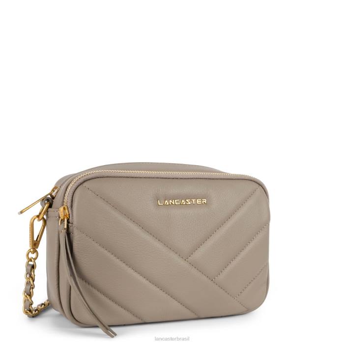 mulheres Lancaster Paris galet fonce bolsa crossbody matelassê macio RBF41604
