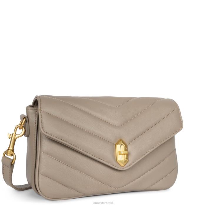 mulheres Lancaster Paris galet fonce bolsa crossbody matelassê macio RBF42408