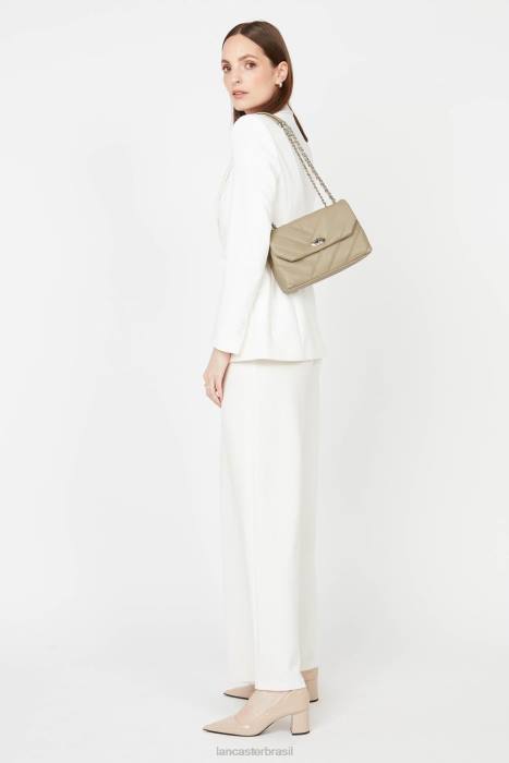 mulheres Lancaster Paris galeta m bolsa crossbody caviar matelassê RBF42001