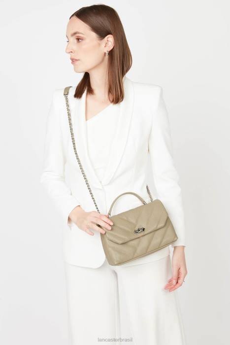 mulheres Lancaster Paris galeta m bolsa crossbody caviar matelassê RBF42001