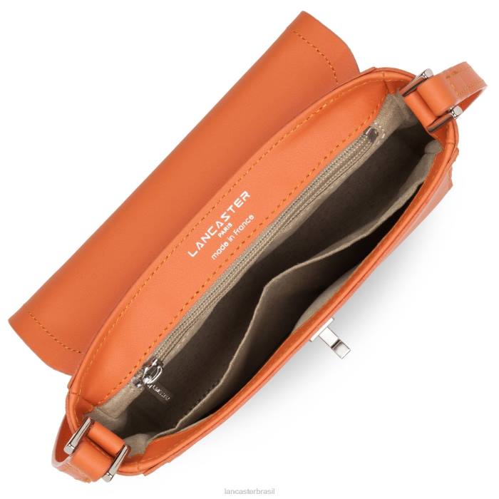 mulheres Lancaster Paris laranja bolsa crossbody pequena city mae RBF42248