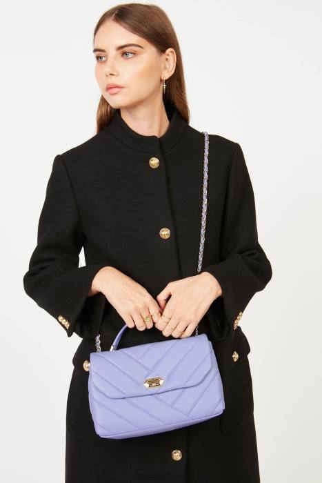 mulheres Lancaster Paris lavande bolsa crossbody m matelassê macio RBF41607