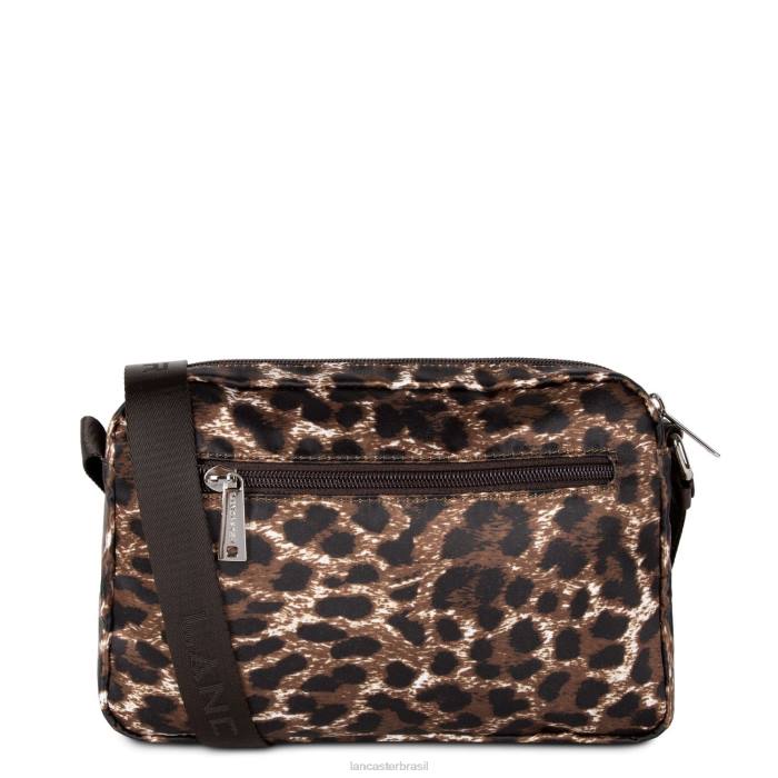 mulheres Lancaster Paris leopardo marrom bolsa crossbody esportiva básica RBF41812