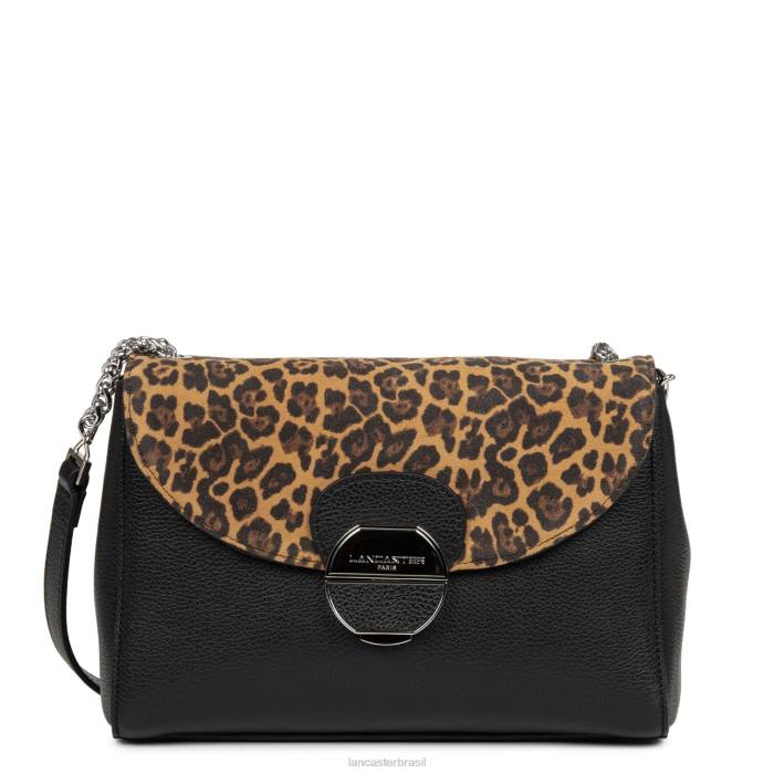 mulheres Lancaster Paris leopardo noir bolsa tiracolo pia RBF4577