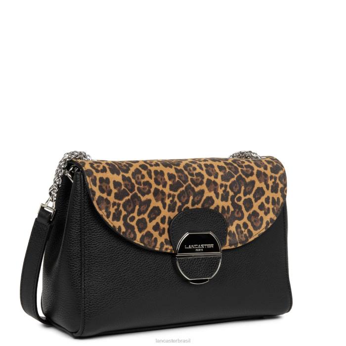 mulheres Lancaster Paris leopardo noir bolsa tiracolo pia RBF4577
