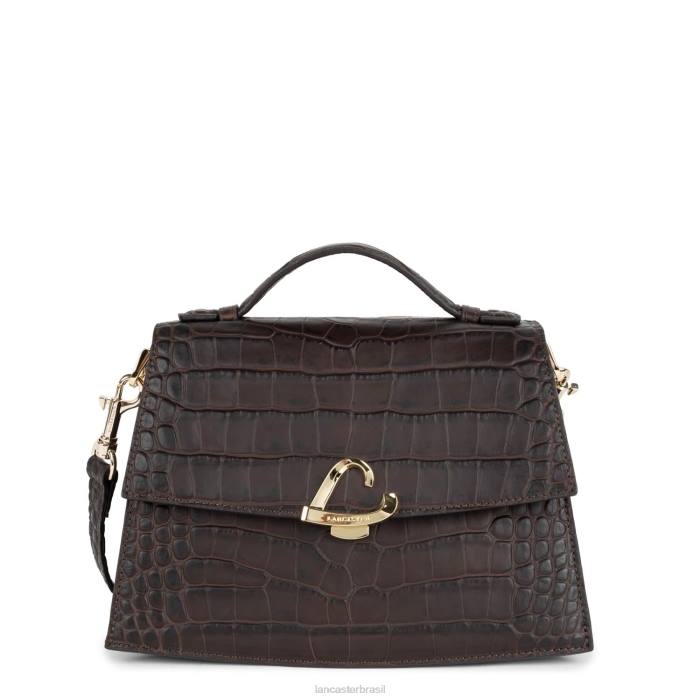 mulheres Lancaster Paris marrom bolsa crossbody exótica philia RBF41991