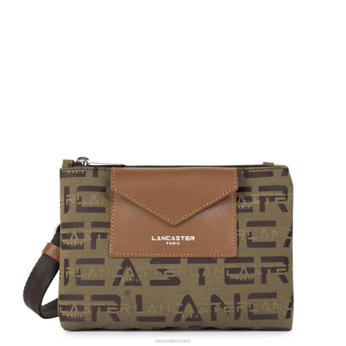 mulheres Lancaster Paris marrom bolsa crossbody pequena com logo kba RBF41953