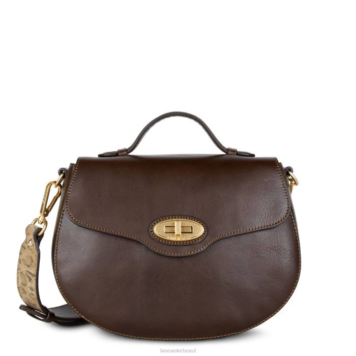 mulheres Lancaster Paris marron python bolsa crossbody legenda RBF41858