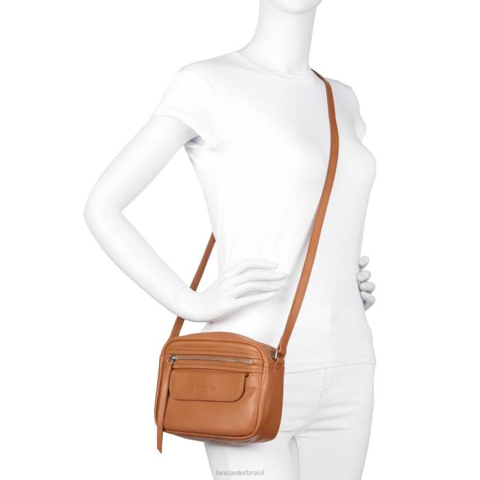 mulheres Lancaster Paris mel bolsa crossbody macia vintage RBF42276