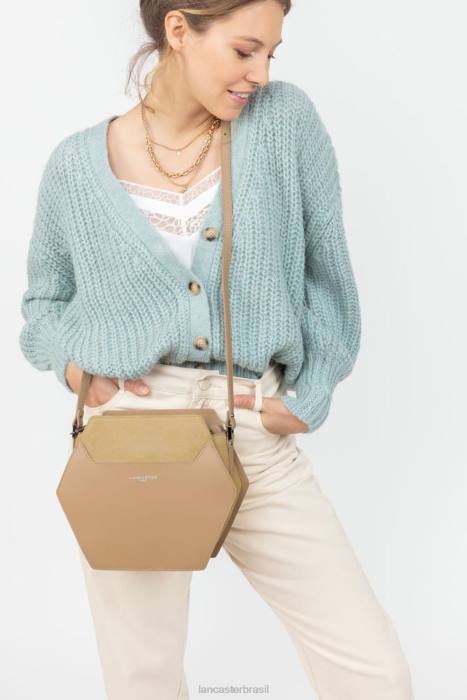 mulheres Lancaster Paris natural m bolsa crossbody lisa ruche RBF42204