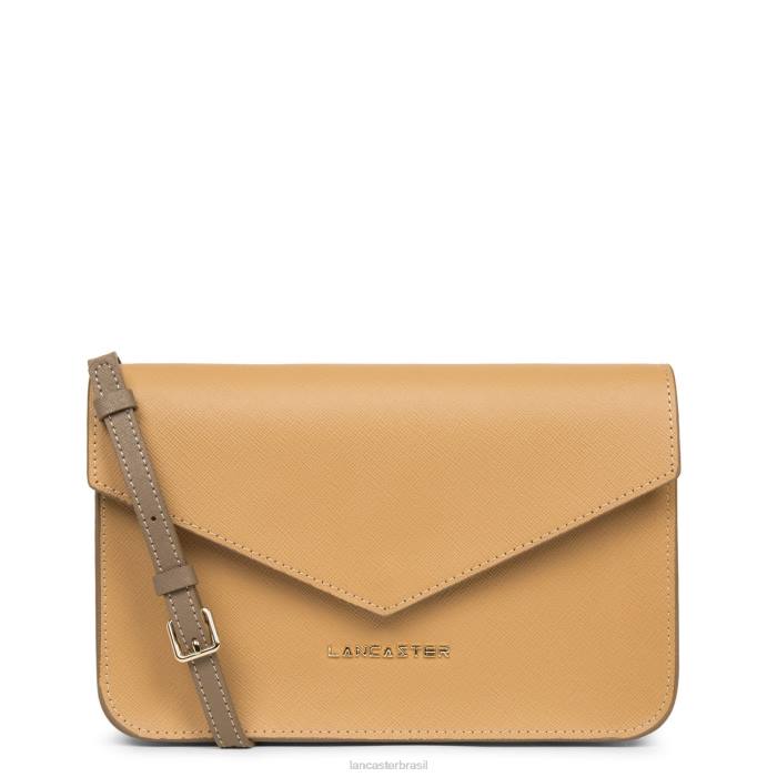 mulheres Lancaster Paris naturel-poudre-vison bolsa crossbody assinatura saffiano RBF42123