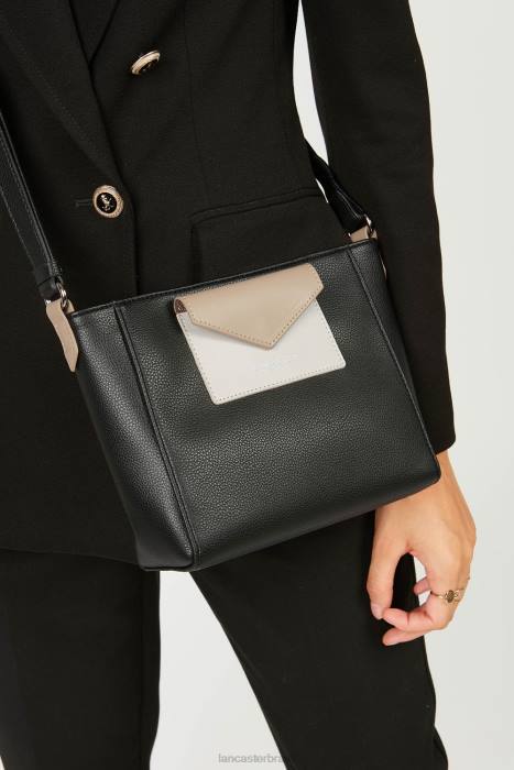 mulheres Lancaster Paris noir-cru-nu bolsa crossbody maia RBF41898