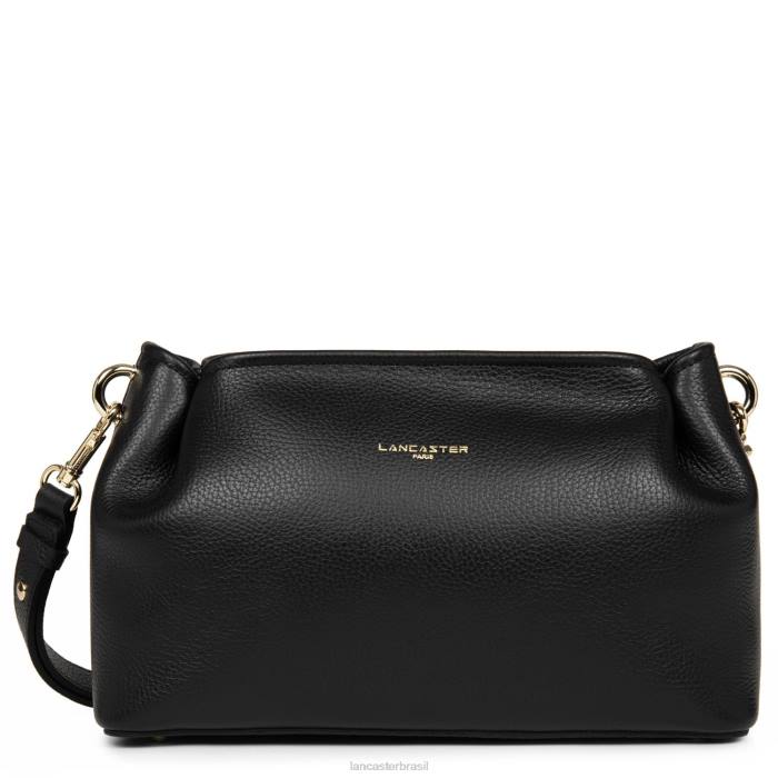 mulheres Lancaster Paris noir nu bolsa crossbody foulonne dupla RBF41516