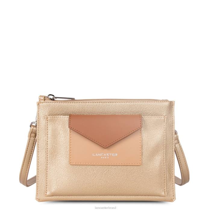 mulheres Lancaster Paris ou mat-natural-camelo bolsa crossbody maia RBF42317