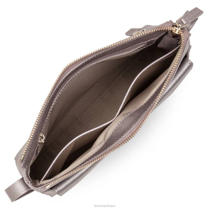 mulheres Lancaster Paris ou rosa bolsa crossbody assinatura saffiano RBF42094