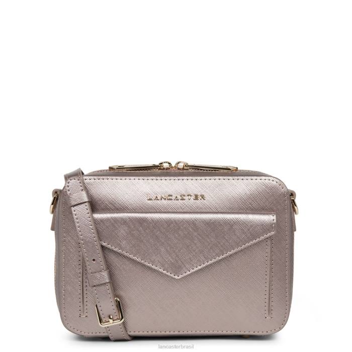 mulheres Lancaster Paris ou rosa bolsa crossbody assinatura saffiano RBF42102