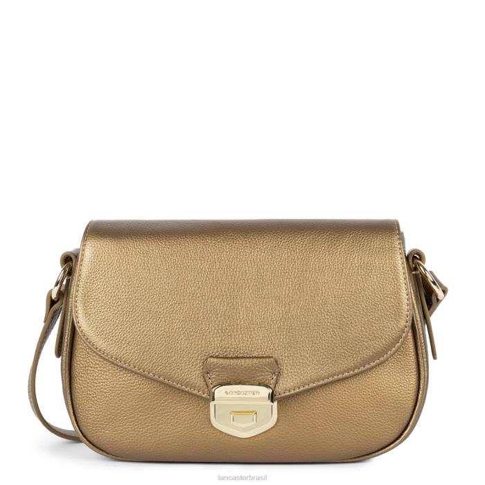 mulheres Lancaster Paris ouro antigo bolsa crossbody foulonne milano RBF41390