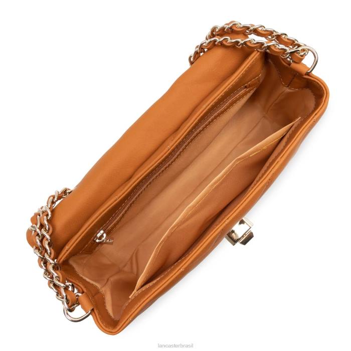 mulheres Lancaster Paris ouro bolsa crossbody m matelassê macio RBF41608