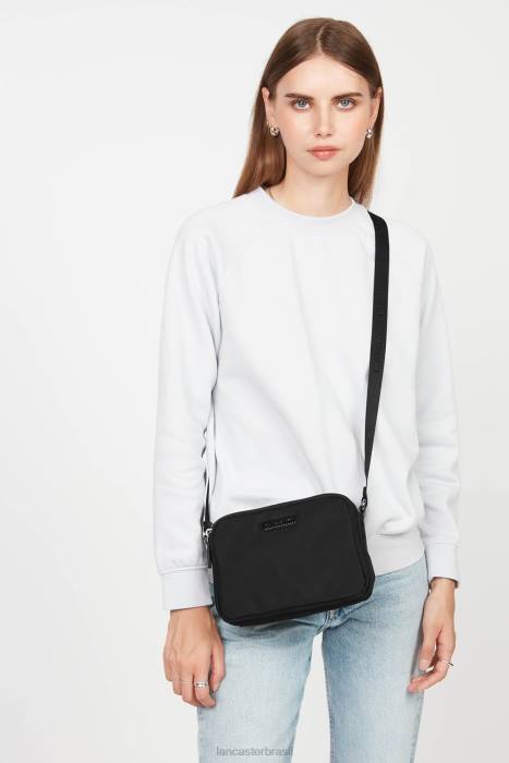 mulheres Lancaster Paris preto bolsa crossbody básica verni RBF41842