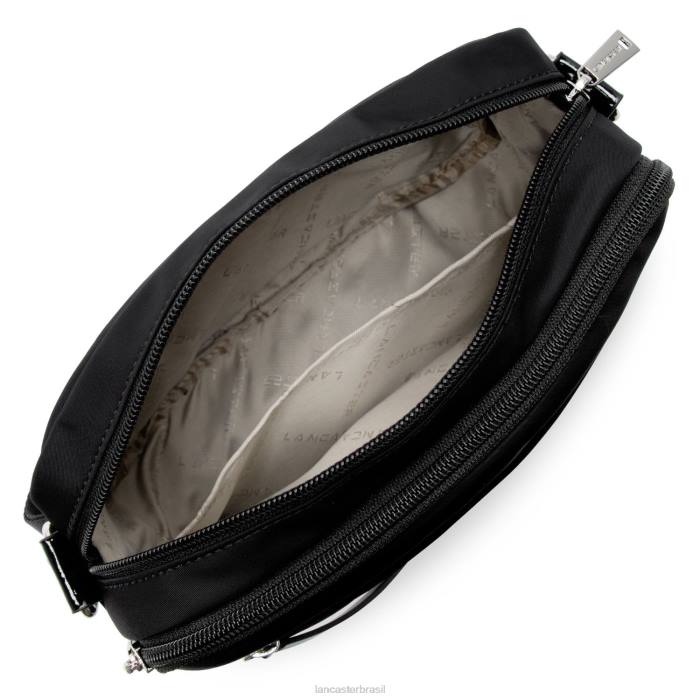 mulheres Lancaster Paris preto bolsa crossbody básica verni RBF41847