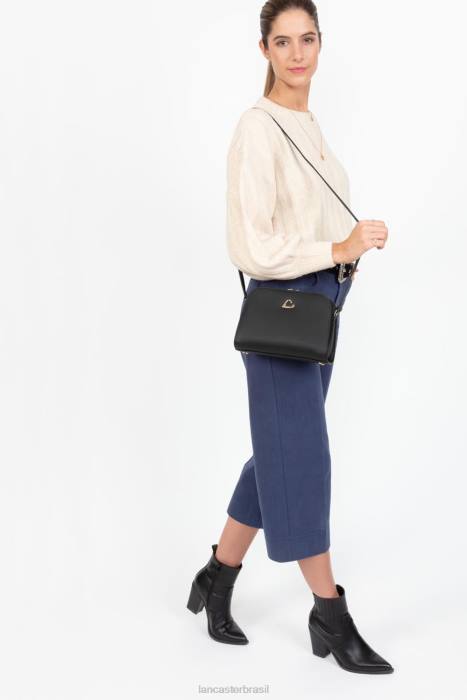 mulheres Lancaster Paris preto bolsa crossbody city philos RBF41677
