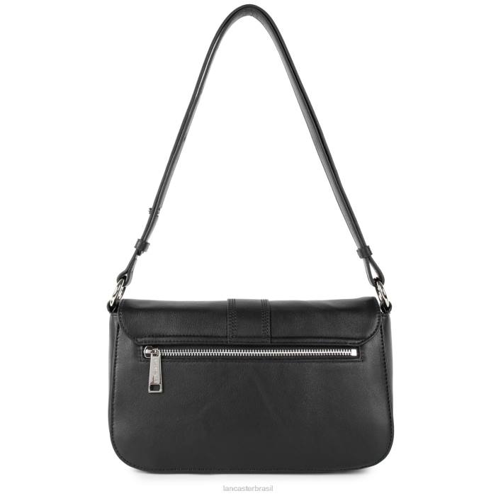 mulheres Lancaster Paris preto bolsa crossbody com gravata macia RBF41561