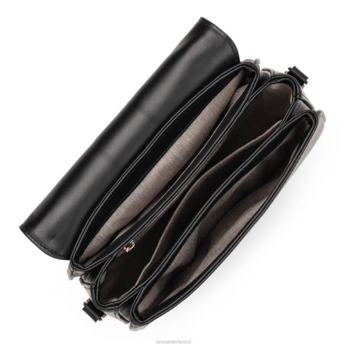 mulheres Lancaster Paris preto bolsa crossbody donna fia RBF42394
