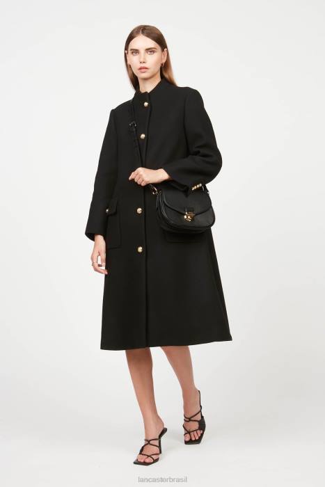 mulheres Lancaster Paris preto bolsa crossbody foulonne milano RBF41392