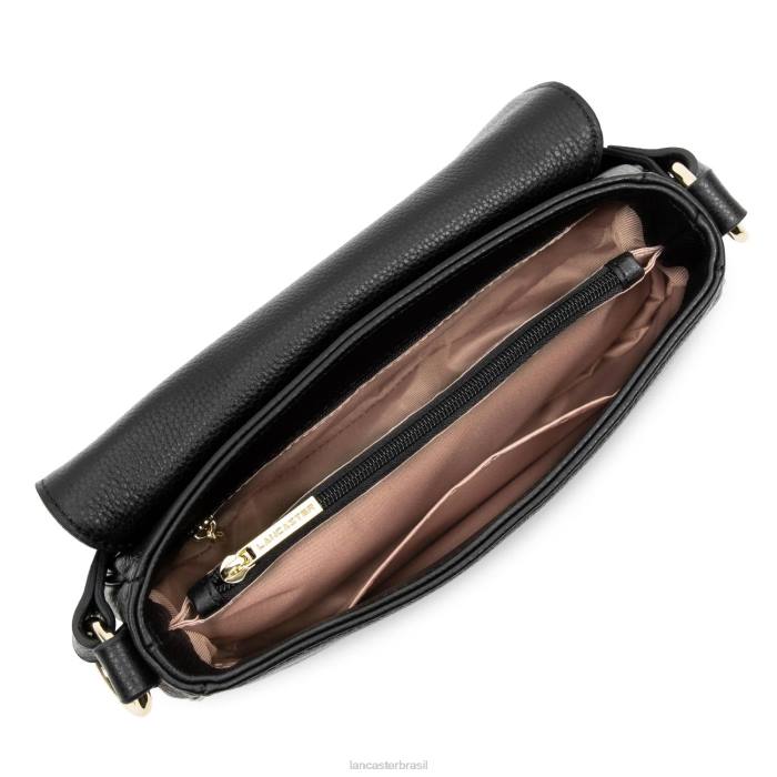 mulheres Lancaster Paris preto bolsa crossbody foulonne milano RBF41392