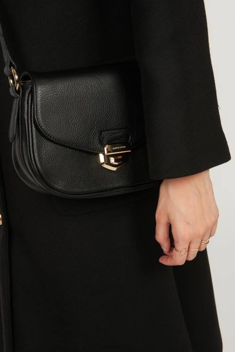 mulheres Lancaster Paris preto bolsa crossbody foulonne milano RBF41392