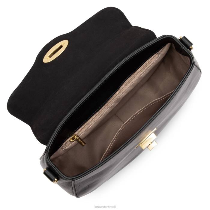 mulheres Lancaster Paris preto bolsa crossbody legenda RBF41856