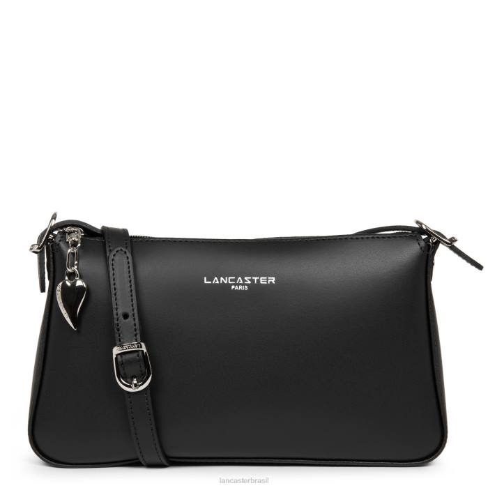 mulheres Lancaster Paris preto bolsa crossbody lisa RBF41969
