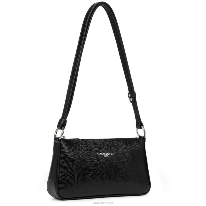 mulheres Lancaster Paris preto bolsa crossbody lucertola RBF4266