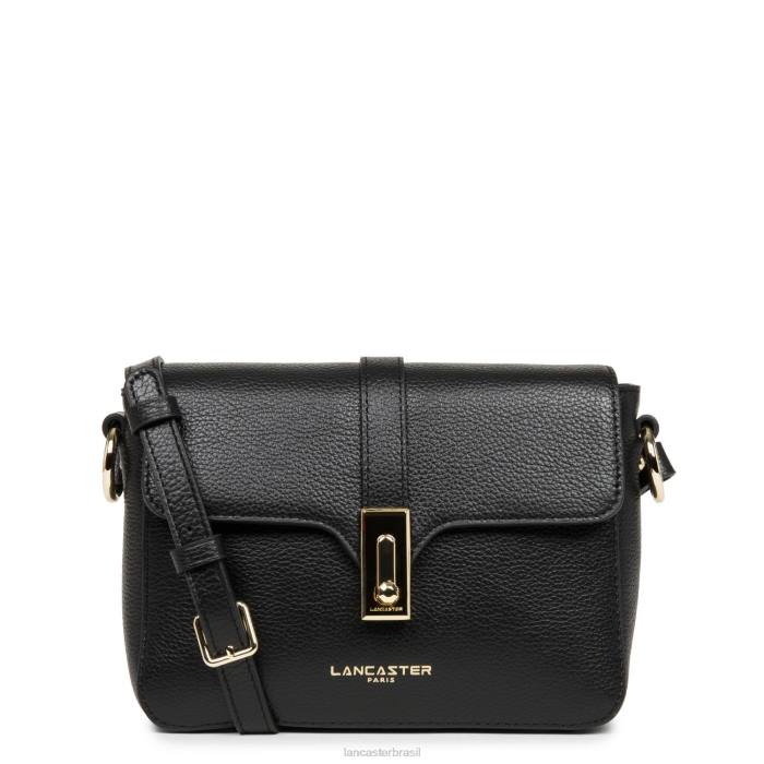 mulheres Lancaster Paris preto bolsa crossbody pequena foulonne milano RBF41323