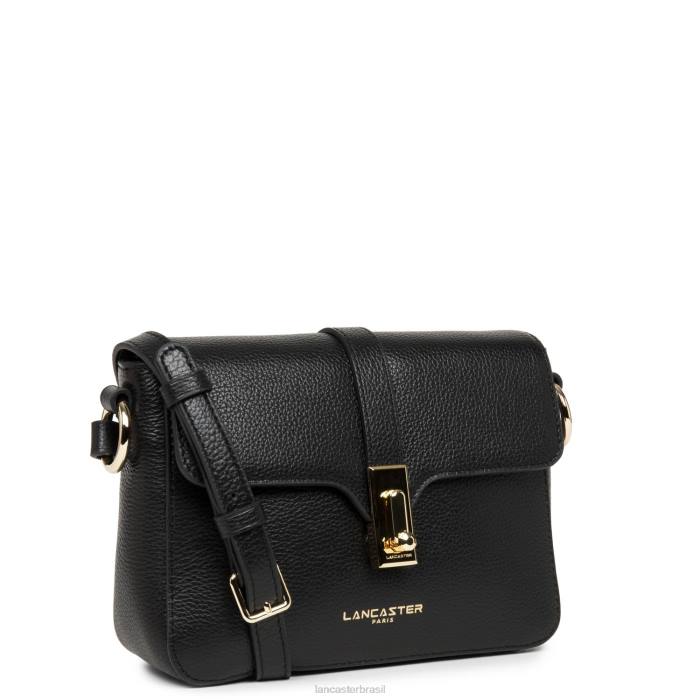 mulheres Lancaster Paris preto bolsa crossbody pequena foulonne milano RBF41323