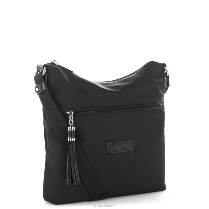 mulheres Lancaster Paris preto bolsa crossbody pompom básica RBF42357