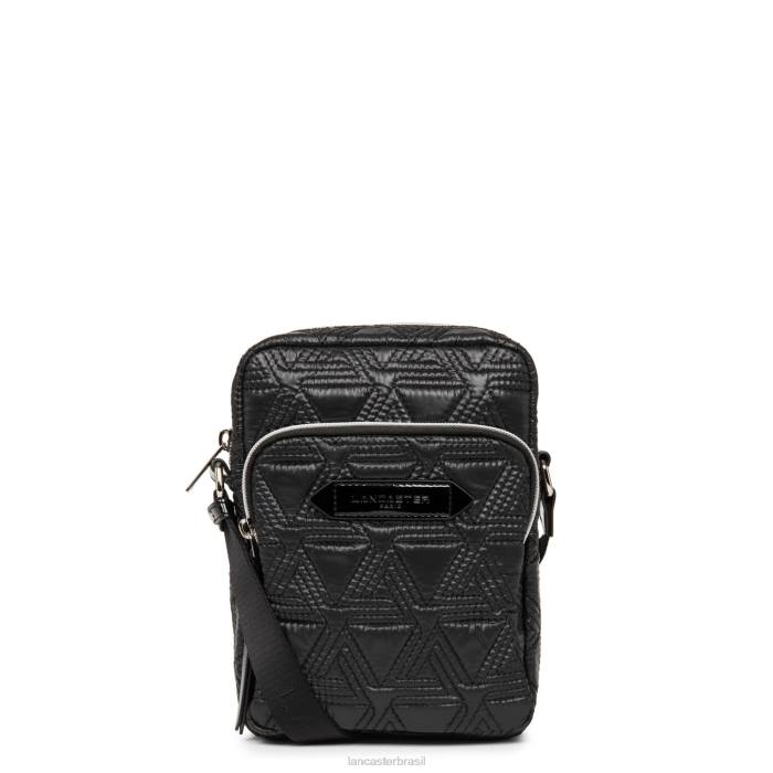 mulheres Lancaster Paris preto bolsa crossbody real ikon matelassê RBF42231