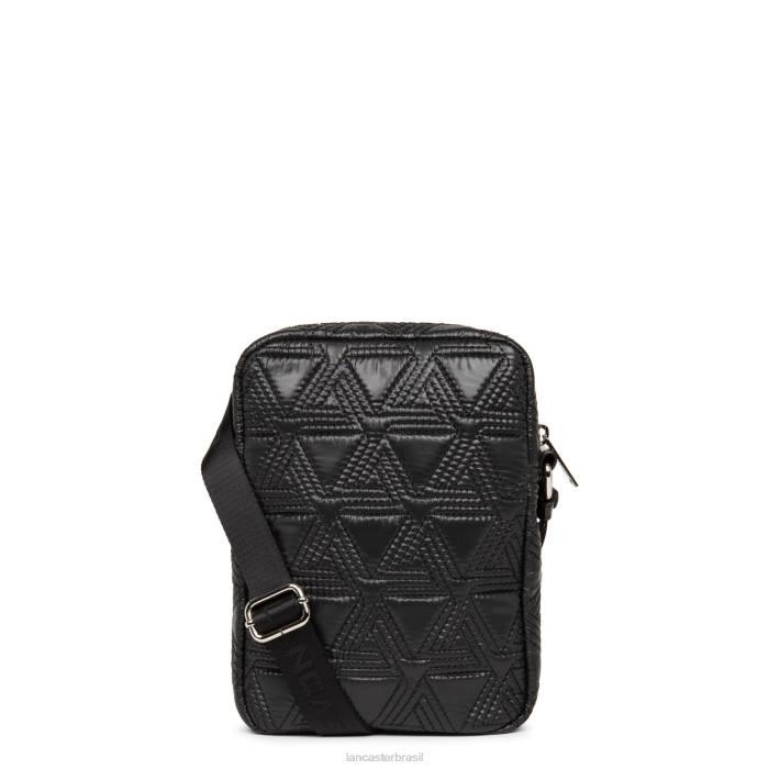 mulheres Lancaster Paris preto bolsa crossbody real ikon matelassê RBF42231