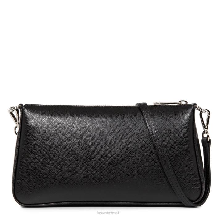 mulheres Lancaster Paris preto bolsa crossbody saffiano intemporel RBF41941