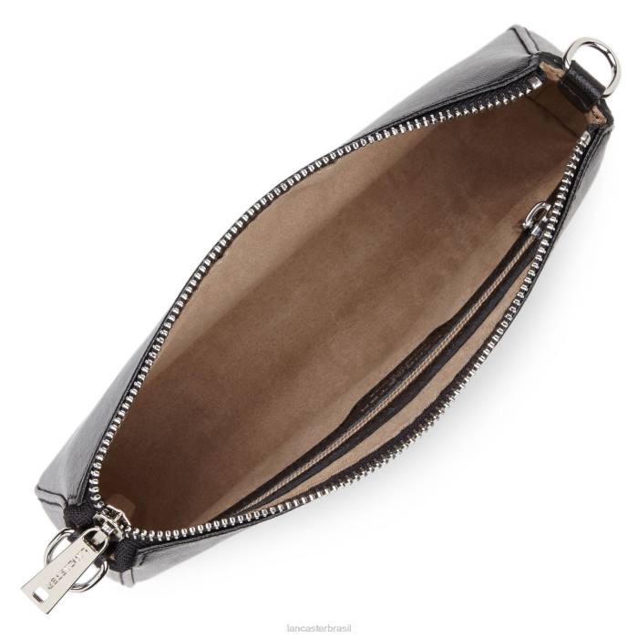 mulheres Lancaster Paris preto bolsa crossbody saffiano intemporel RBF41941