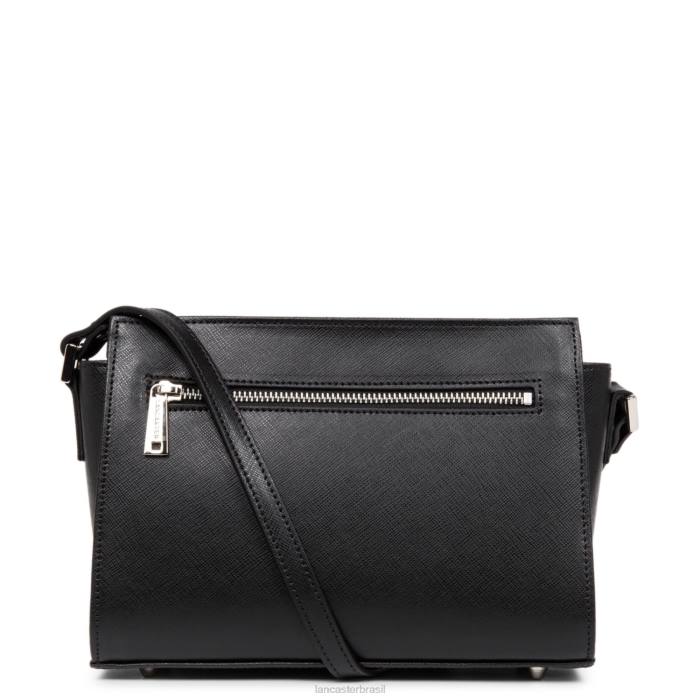 mulheres Lancaster Paris preto bolsa crossbody saffiano intemporel RBF4802