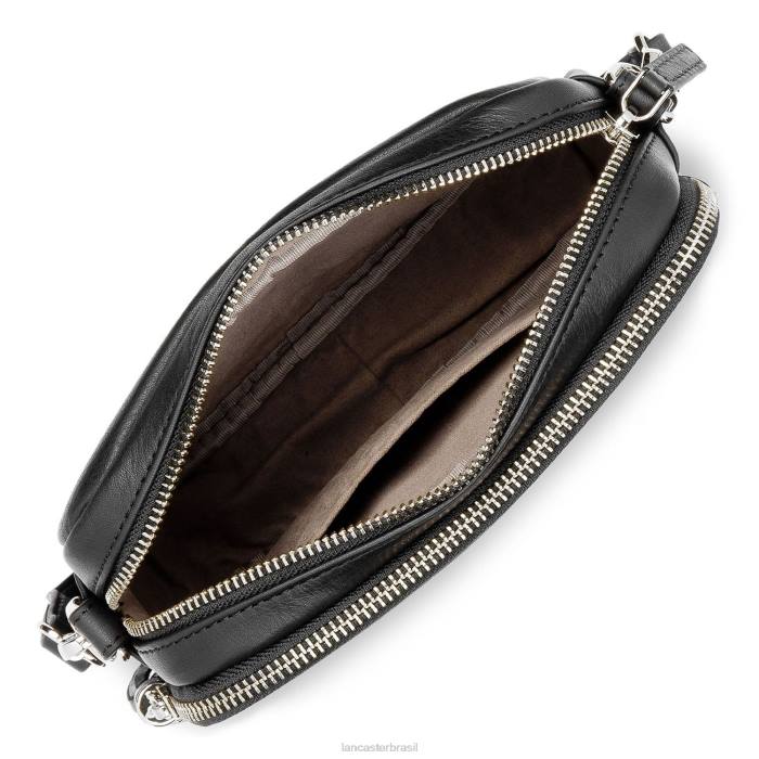 mulheres Lancaster Paris preto bolsa tiracolo pequena mademoiselle ana RBF41981