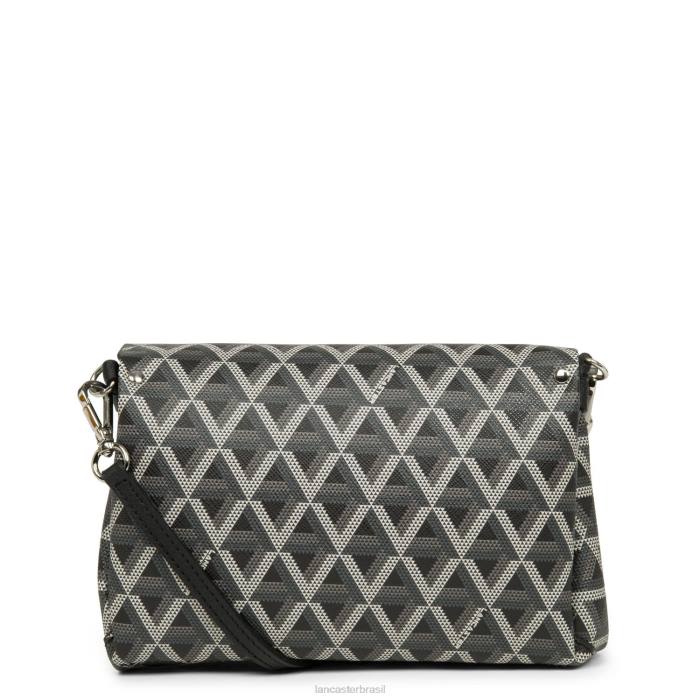 mulheres Lancaster Paris preto ícone de bolsa crossbody RBF42058