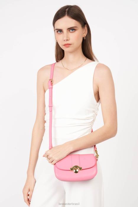 mulheres Lancaster Paris rosa bolsa crossbody pequena paris medaille RBF41463